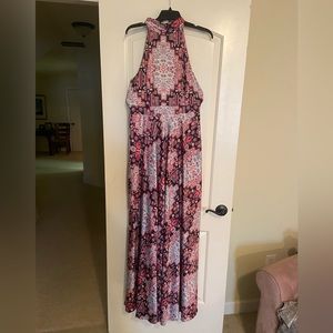 Anthropologie Nicole Miller Halter Maxi Dress, Size 8